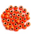 10 BILLES LAITON orange fluo