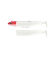 Black Minnow Combo Off Shore 10gr Blanc/red head + corps